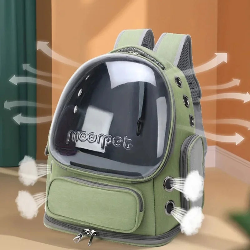 Pet Carrier Bag Outdoor Travel Backpack for Cats Small Dogs