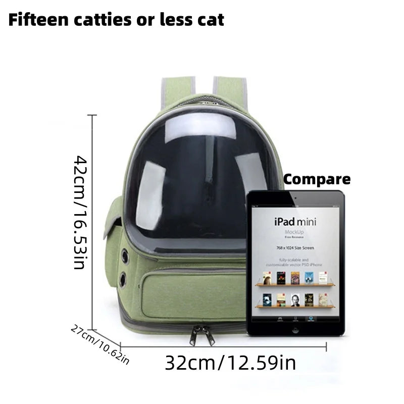 Pet Carrier Bag Outdoor Travel Backpack for Cats Small Dogs